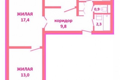 3-х комнатная картира Заводском районе Голодеда 8