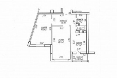 Продажа 2-комнатной квартиры в Минске