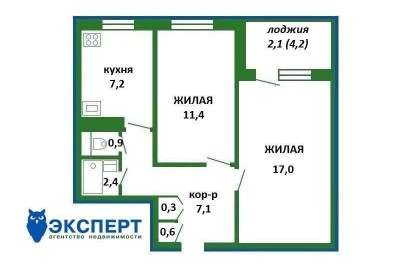 Продажа 2-комнатной квартиры в Минске, пр-т Партизанский, д. 2