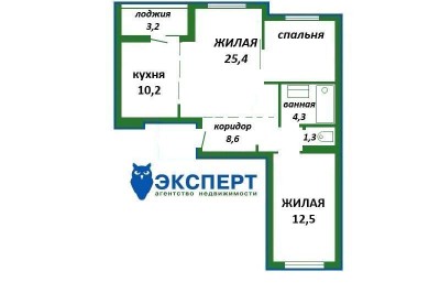 Продажа 3-х комнатной квартиры, г. Минск, ул. Одинцова, дом 5 (р-н Запад, Красный Бор). Цена 254 191 руб