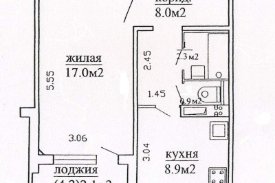 Продажа однокомнатной квартиры в Минске, Якубовского ул., 40