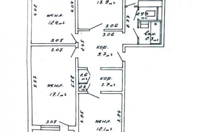 Продажа 4-комнатной квартиры в Минске, пр-т Газеты Звязда, д. 17