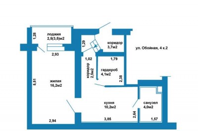 Продажа однокомнатной квартиры в г. Минск (м-н р-н ул. Орловской), пер. Нововиленский, 10