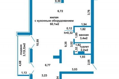 Купить однокомнатную квартиру, Минск, улица Максима Горецкого, 3А.