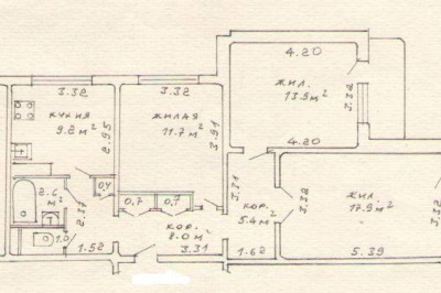 Продажа трехкомнатной квартиры в г. Минск (м-н запад), ул. Одинцова, 35