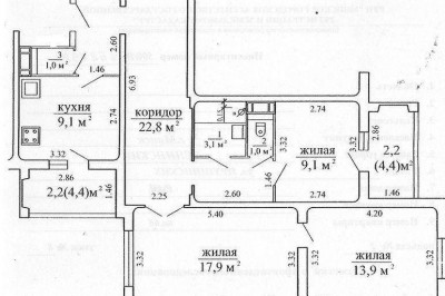 Продажа 2-х комнатной квартиры, г.Минск ул.Червякова д.61, кв.43. Цена 416 000 руб.