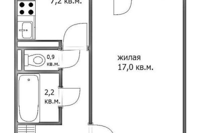 Продажа 1 комнатной квартиры, г. Минск, ул. Аэродромная, дом 5 (р-н Аэродромная, Могилевская, Воронянского). Цена 89 721 ру