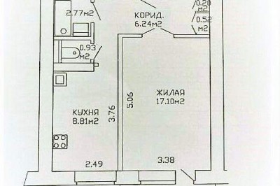 Продажа 1 комнатной квартиры, г. Минск, ул. Сердича, дом 18-1 (р-н Пушкина-Глебки-Притыцкого-Ольшевского-Кальварийская). Цена 96